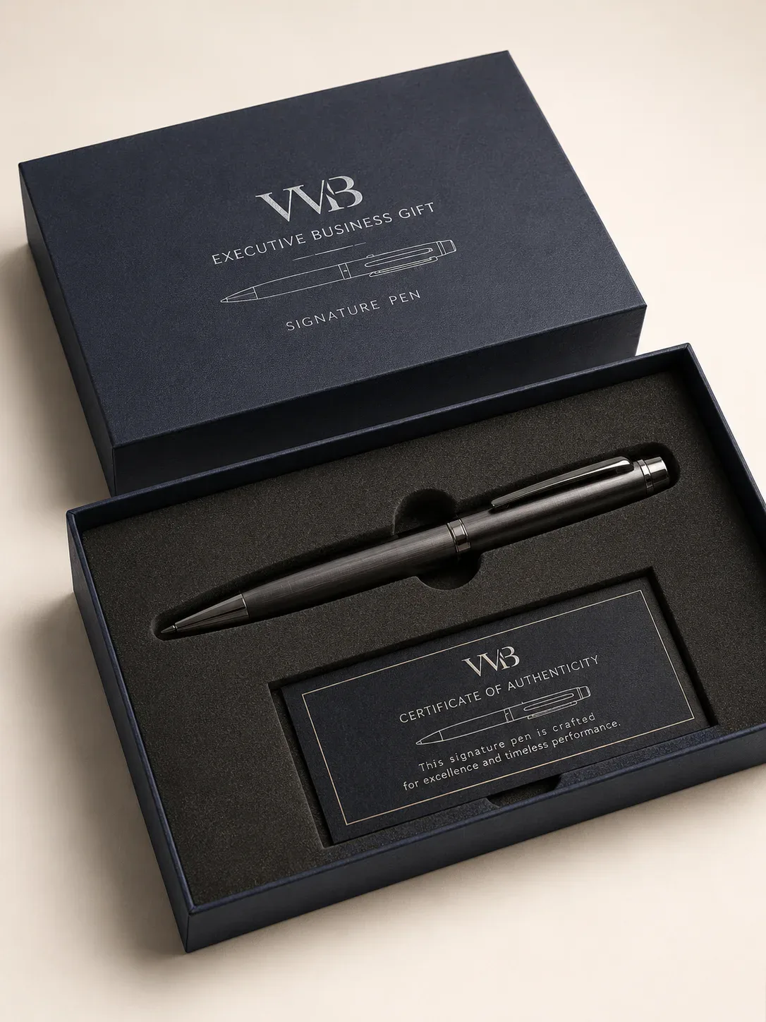 Employee welcome kit packaging with organized inserts and branded presentation.